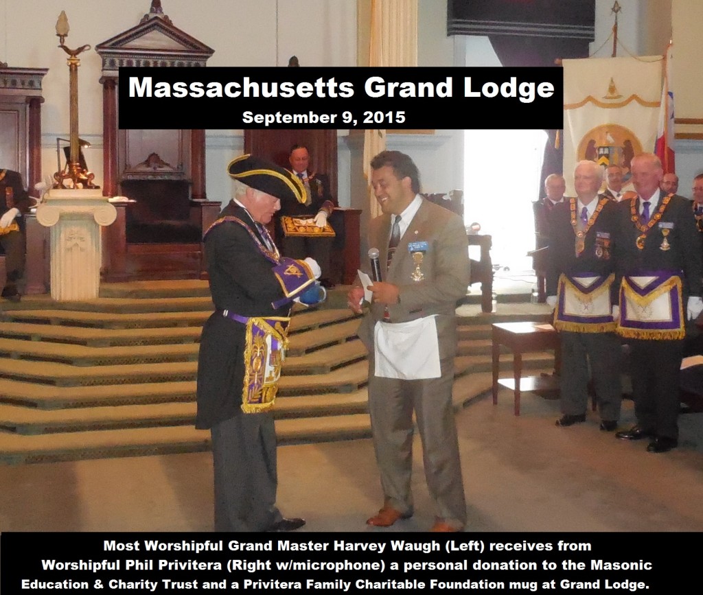 9-9-15 Donation to CandE fund PJP to MWGM Harvey Waugh Close Copy